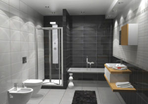 Modern bathroom design