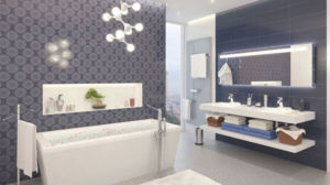 Modern bathroom design