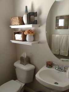 small bathroom space