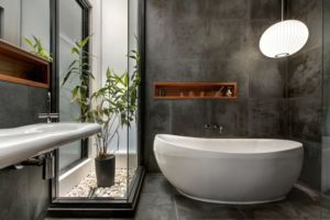 small bathroom space