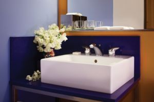 small bathroom space