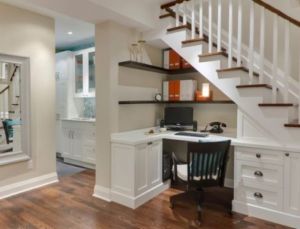 White home office
