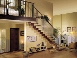 Interior with custom made stairs