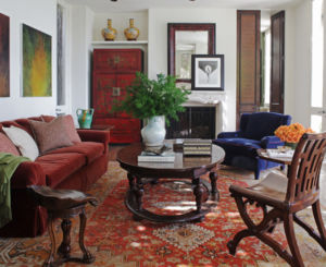 Beautiful sitting room in Bohemian style