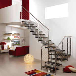 Custom made stairs in great house