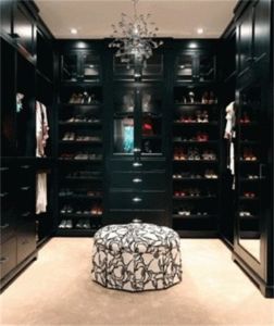 Classic walk-in closet