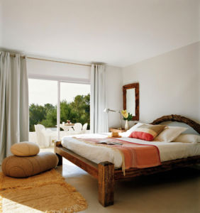 Elegant bedroom with Mediterranean accents