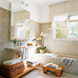 Luxurious Mediterranean-styled bathroom