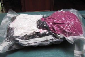 Use vacuum nylons to pack clothes