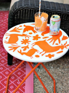 Animal patio table
