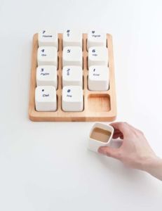 Computer keyboard-inspired set