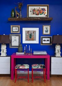 Cobalt and pink