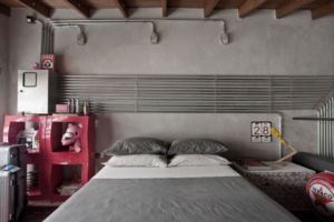 Grey and red