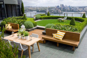 Decked garden