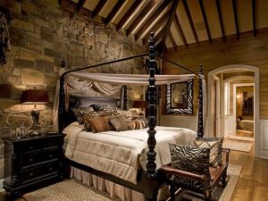 Accent stone wall