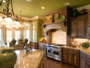 Dark cabinetry
