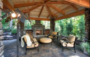 Wood and stone