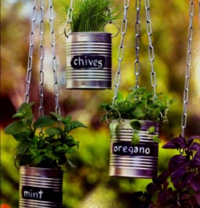 Repurposed tin cans