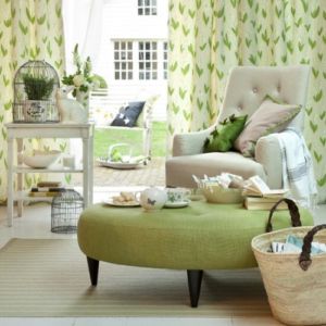 Upholstered ottoman