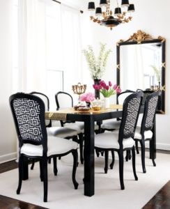 Chic dining room