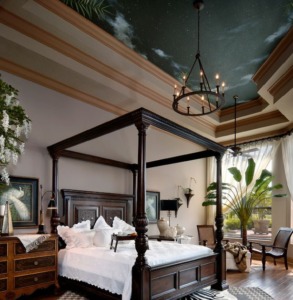 Layered area rugs