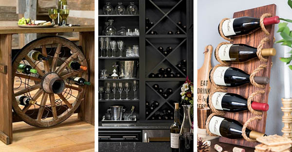 Wine bottle storage