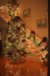 Christmas staircases decoration 1
